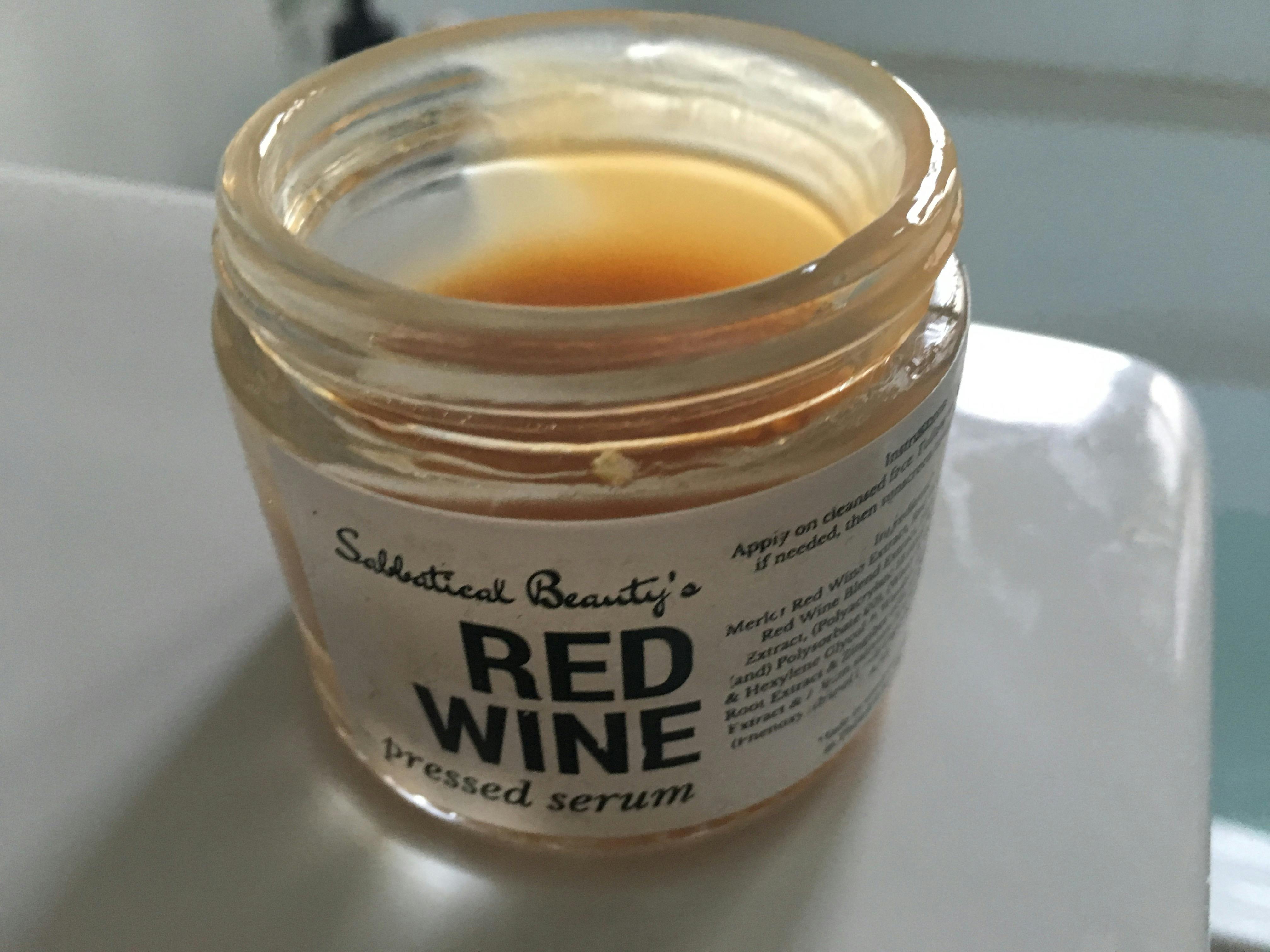 Red Wine for Skin! Red Wine Pressed Serum Sabbatical Beauty